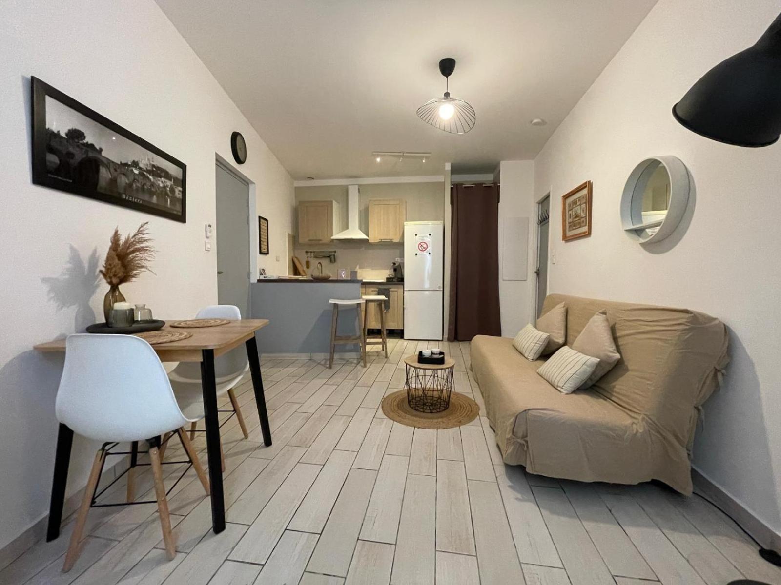 Joli Appartement Hypercentre T2, Classe Meuble De Tourisme 3 Avec Parking Gratuit ベジエ エクステリア 写真