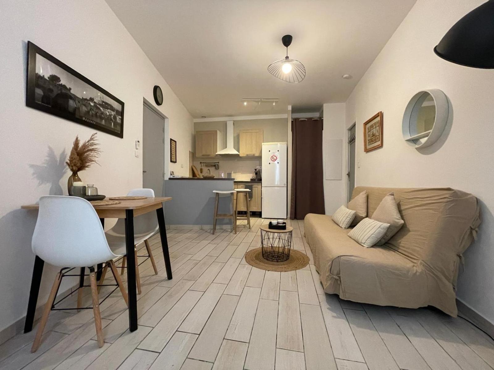 Joli Appartement Hypercentre T2, Classe Meuble De Tourisme 3 Avec Parking Gratuit ベジエ エクステリア 写真